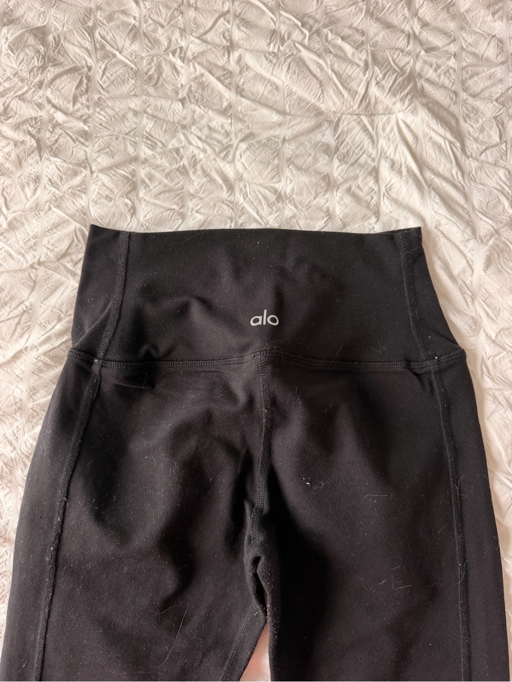 ALO Yoga Black High-Rise Kids Leggings